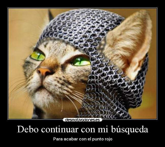 Debo continuar con mi búsqueda - 