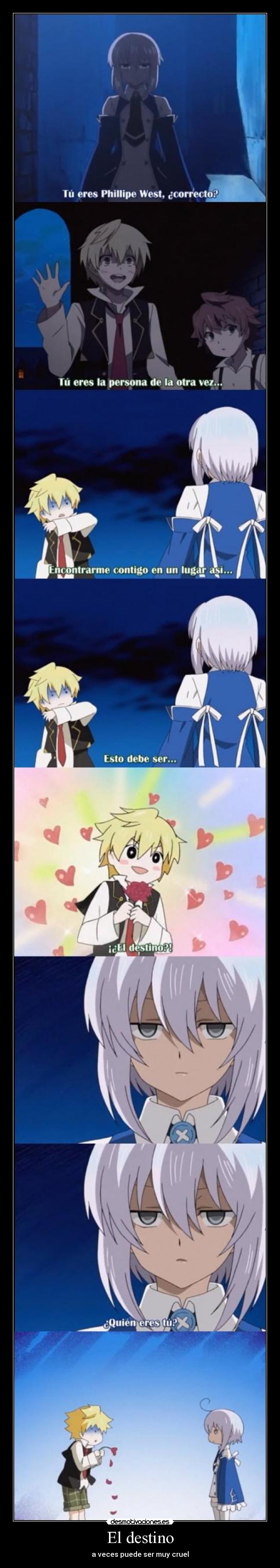 El destino - a veces puede ser muy cruel