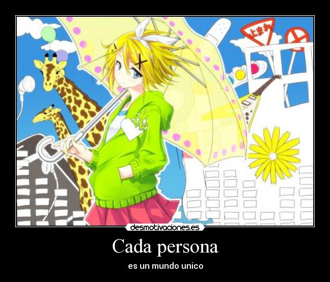 Cada persona -