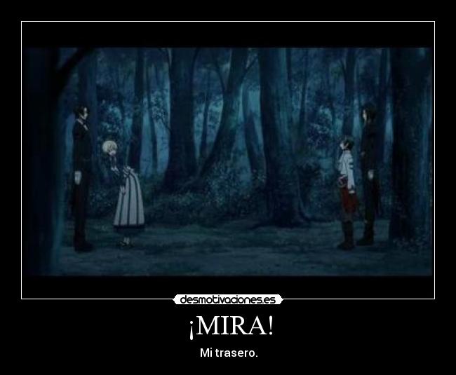 carteles alois ciel kuroshitsuji trasero mira desmotivaciones