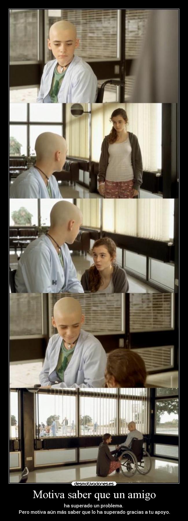 Motiva saber que un amigo - 