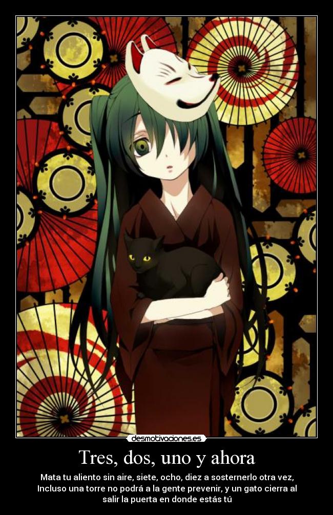 Tres, dos, uno y ahora -