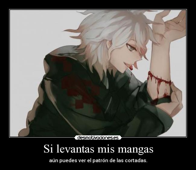 carteles harukaze raptorhunters 1291 dangan ronpa nagito komaeda soy asi ewe pero amo frase desmotivaciones