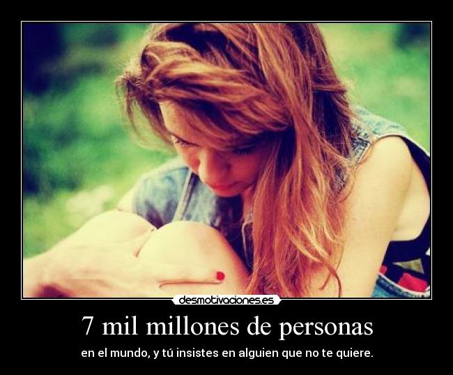 7 mil millones de personas -