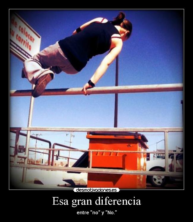 Esa gran diferencia -