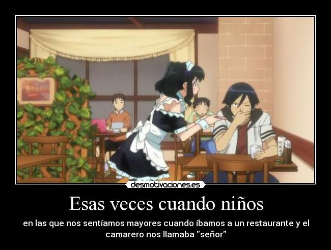 Esas veces cuando niños -