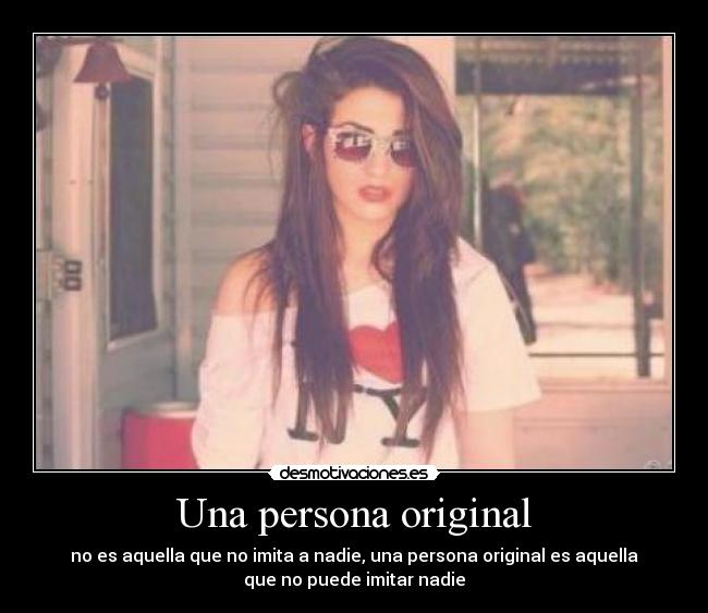Una persona original - 