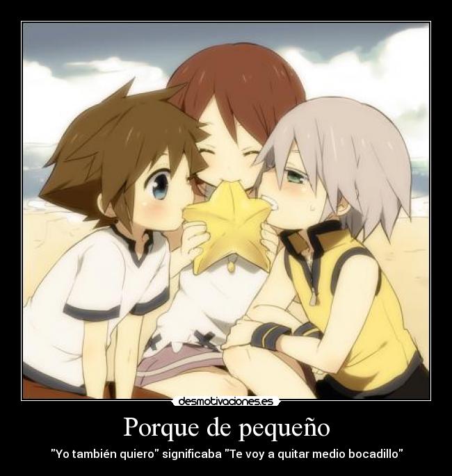 Porque de pequeño -