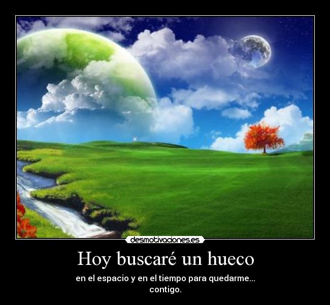 Hoy buscaré un hueco - 