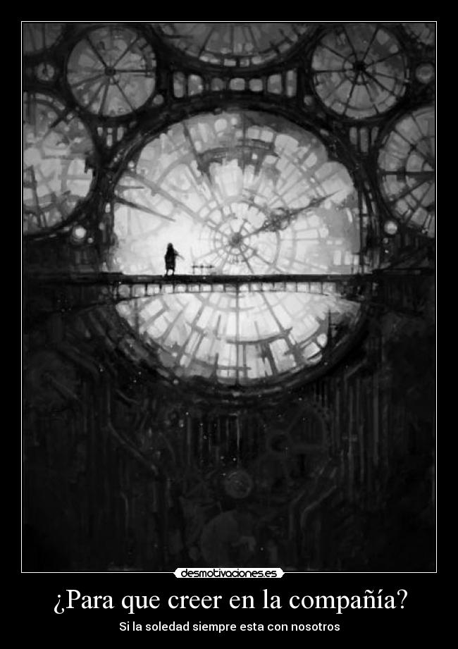 ¿Para que creer en la compañía? -
