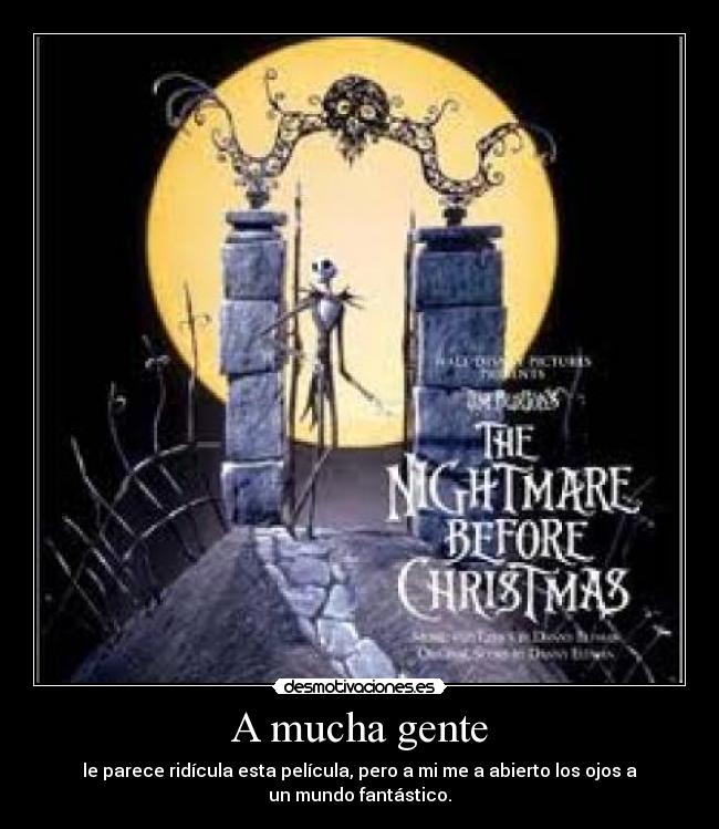 carteles thenightmarebeforechristmas pelicula favorito desmotivaciones