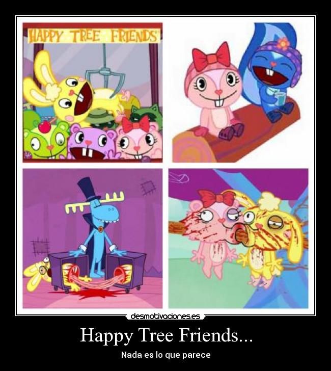carteles happy tree friends desmotivaciones