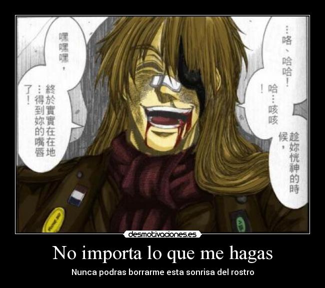 carteles capitan pip bernadotte hellsing desmotivaciones