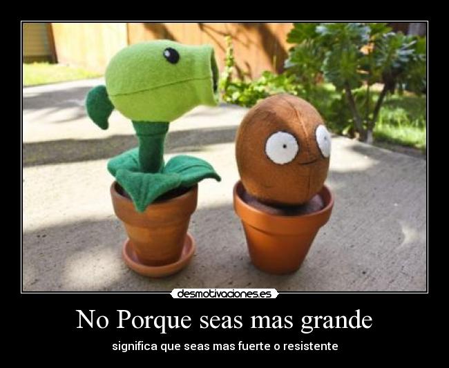 No Porque seas mas grande - 