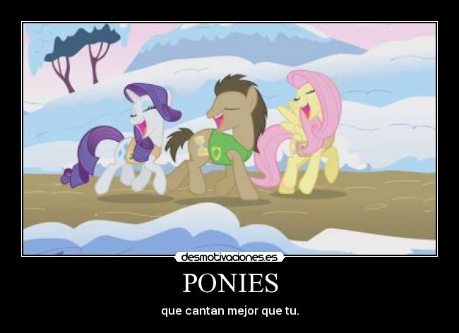 carteles ponies desmotivaciones