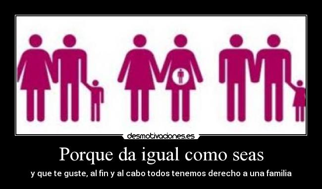 Porque da igual como seas - 