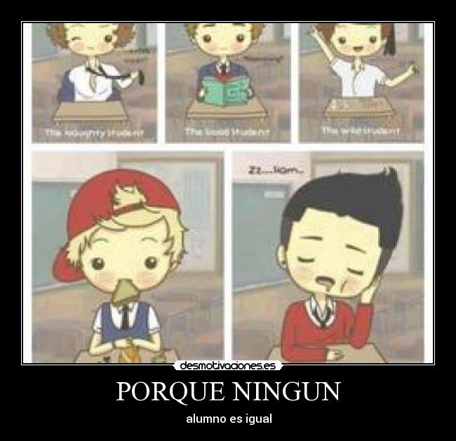 PORQUE NINGUN - alumno es igual
