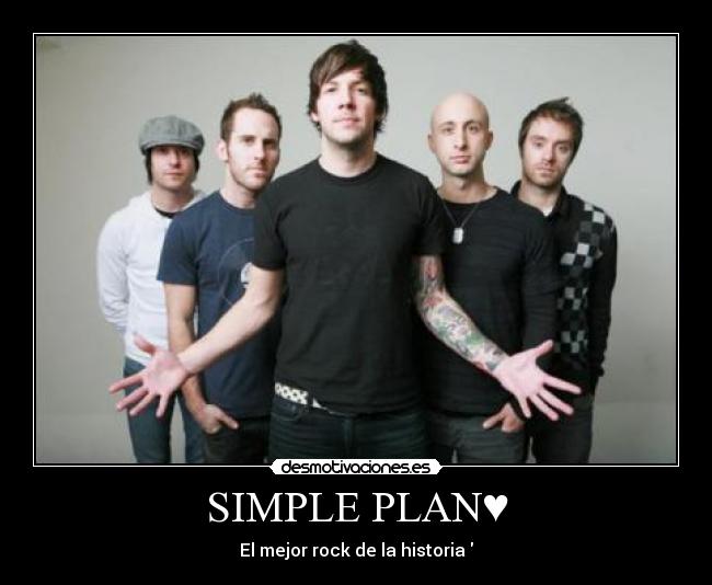 SIMPLE PLAN♥ - El mejor rock de la historia