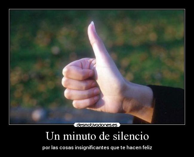 Un minuto de silencio - 