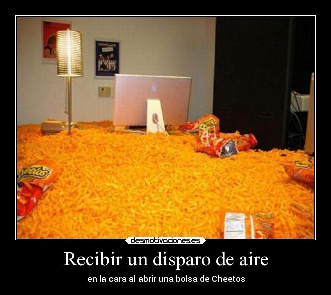 Recibir un disparo de aire - 