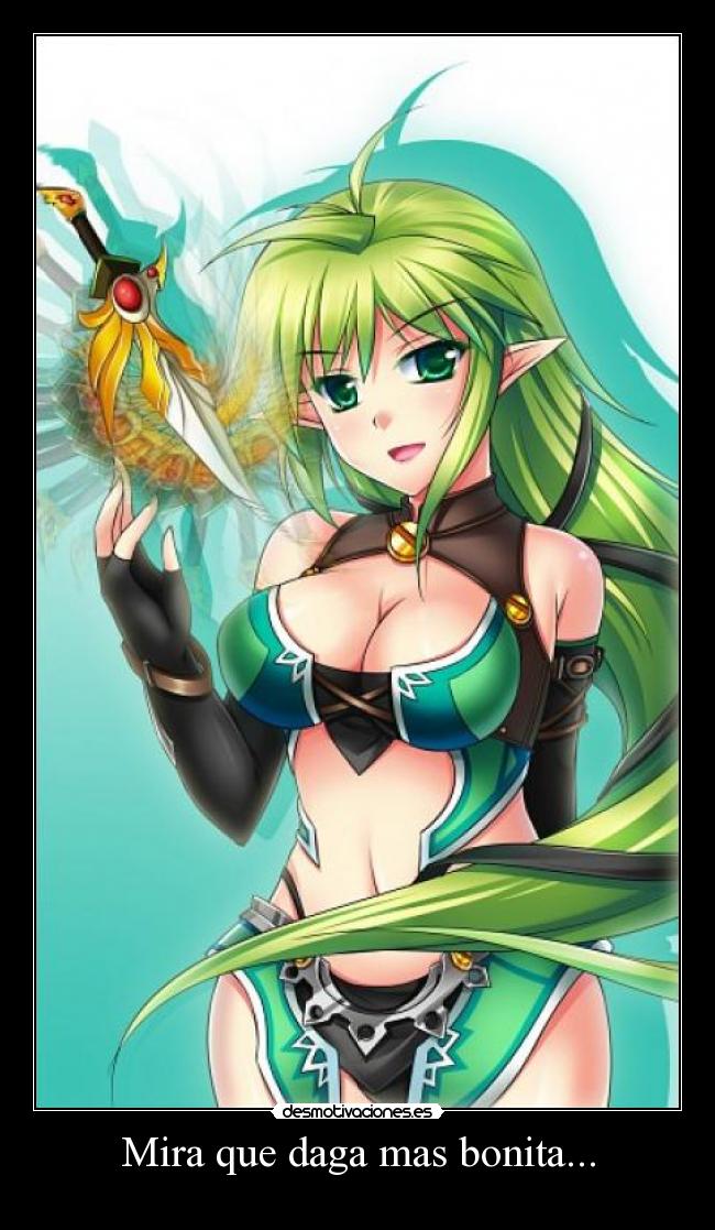 Mira que daga mas bonita... -