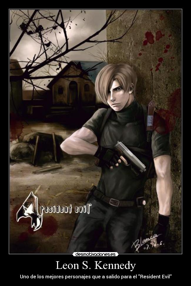 Leon S. Kennedy - Uno de los mejores personajes que a salido para el Resident Evil