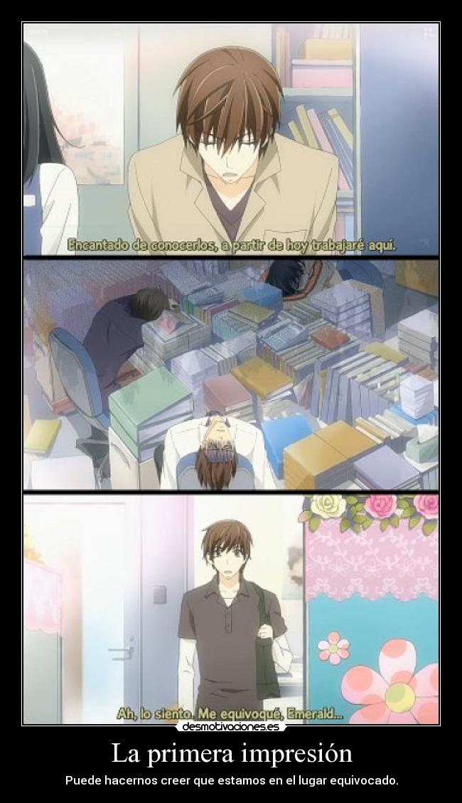 La primera impresión -