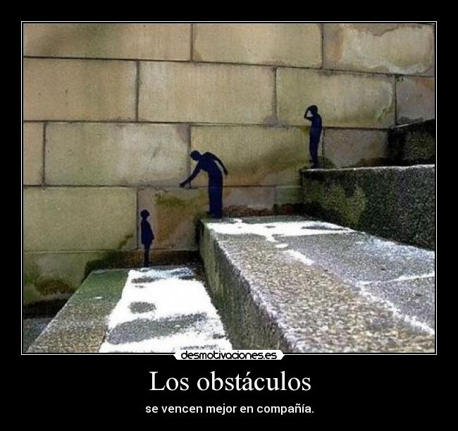 carteles obstaculos nem desmotivaciones