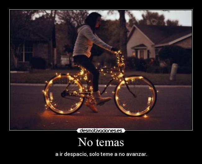 No temas -