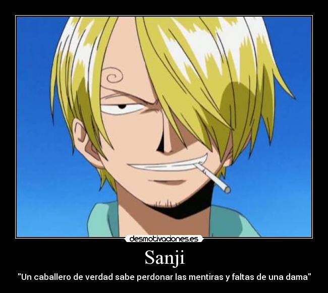 carteles sanji desmotivaciones