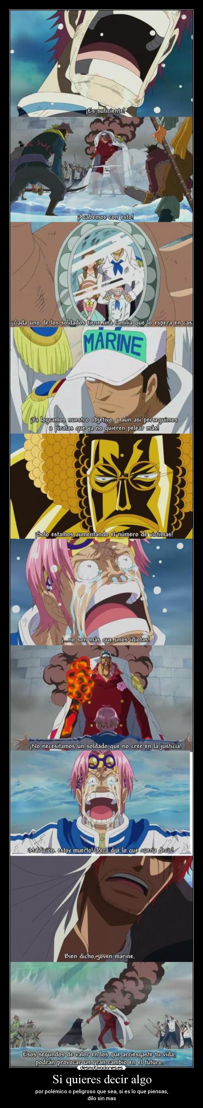 carteles one piece coby desmotivaciones