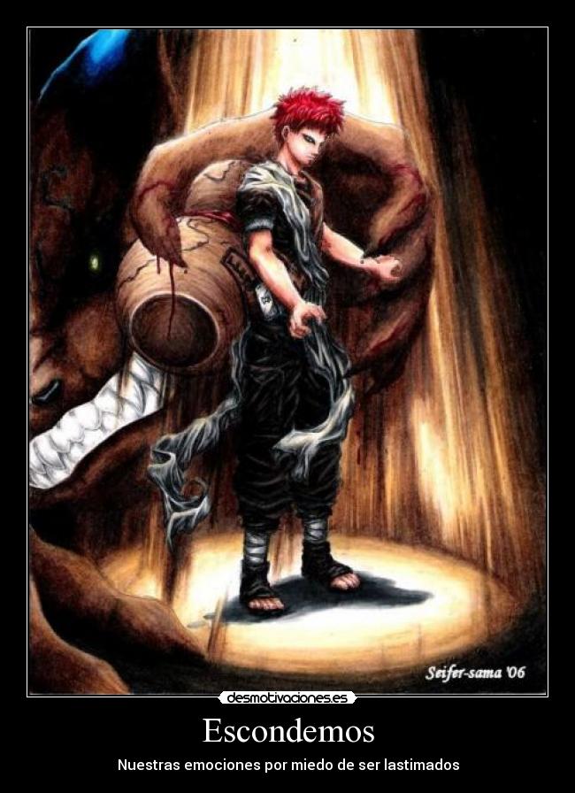 Escondemos - Nuestras emociones por miedo de ser lastimados