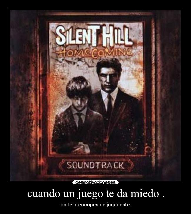 cuando un juego te da miedo . - no te preocupes de jugar este.