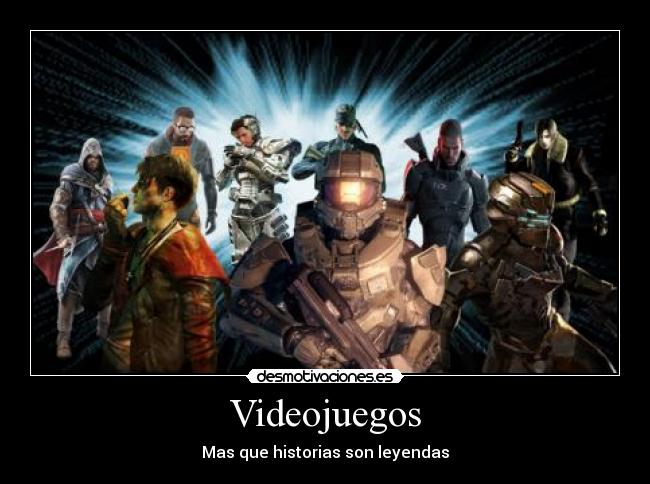 carteles videojuegos assesins creed half life vanquish metal gear solid mass effect resident evil devil may cry halo dead desmotivaciones