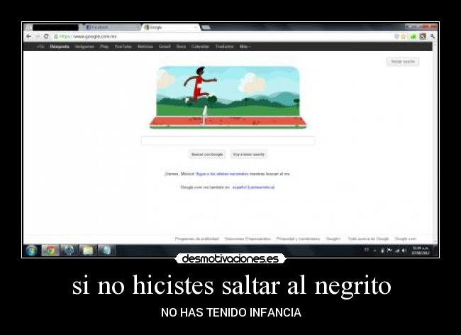 si no hicistes saltar al negrito - NO HAS TENIDO INFANCIA