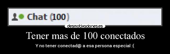 Tener mas de 100 conectados -