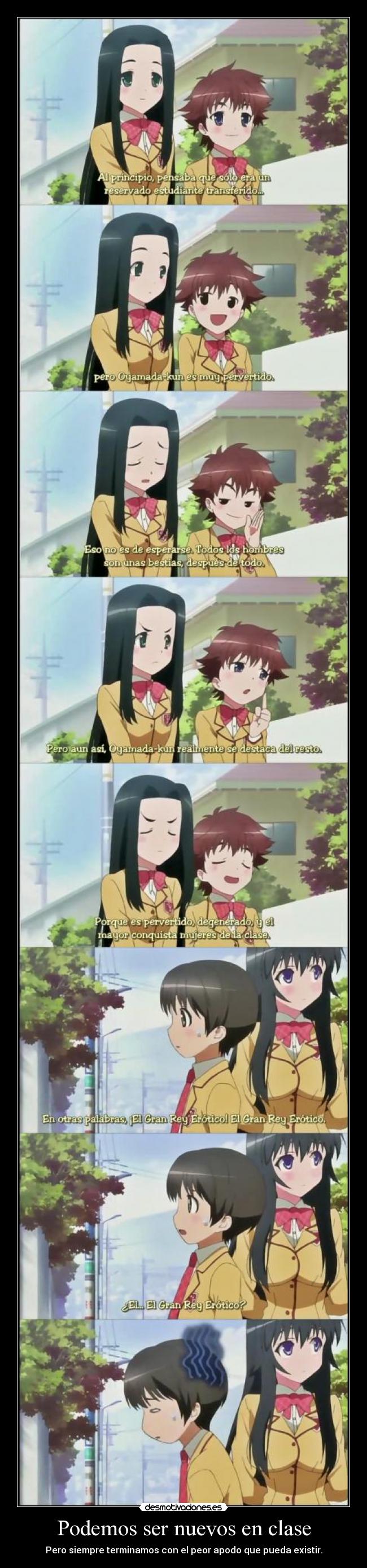 Podemos ser nuevos en clase - 