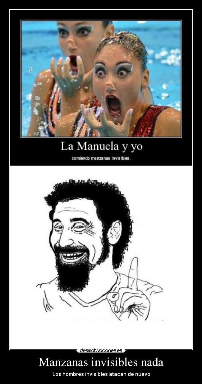 Manzanas invisibles nada - Los hombres invisibles atacan de nuevo