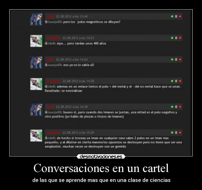 carteles conversaciones cartel desmotivaciones desmotivaciones