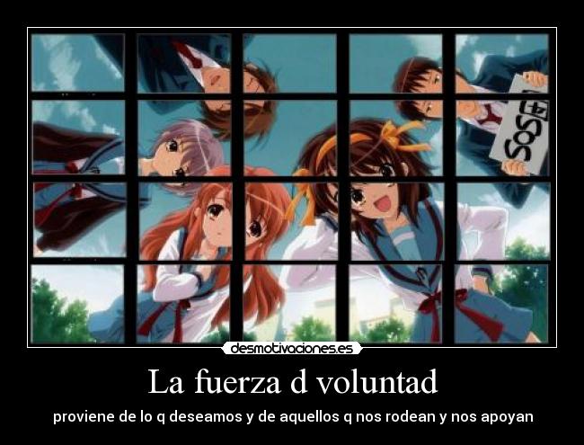 La fuerza d voluntad -