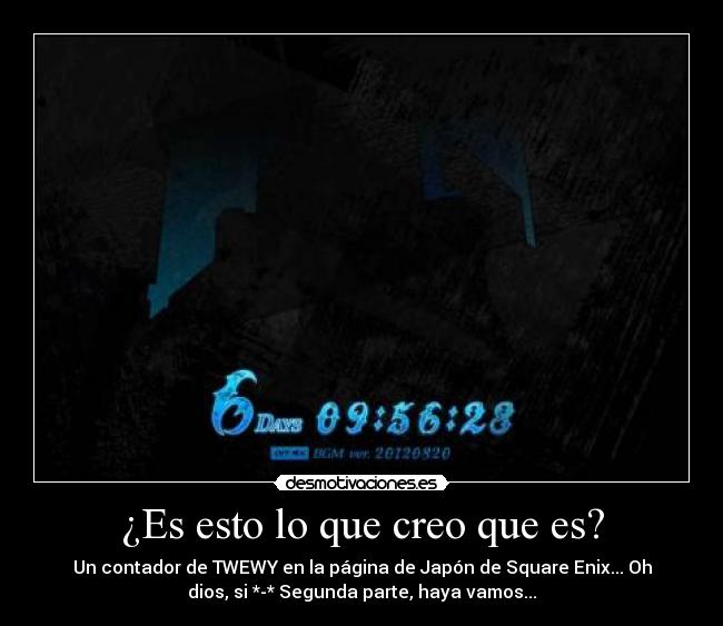 ¿Es esto lo que creo que es? - 