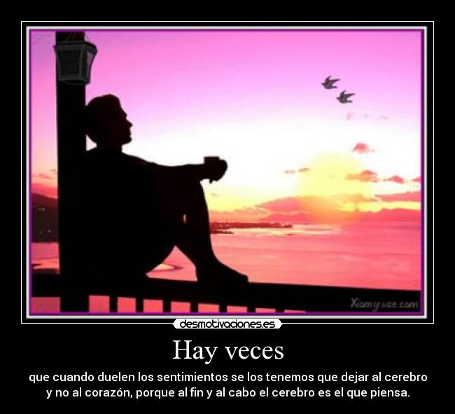 Hay veces -