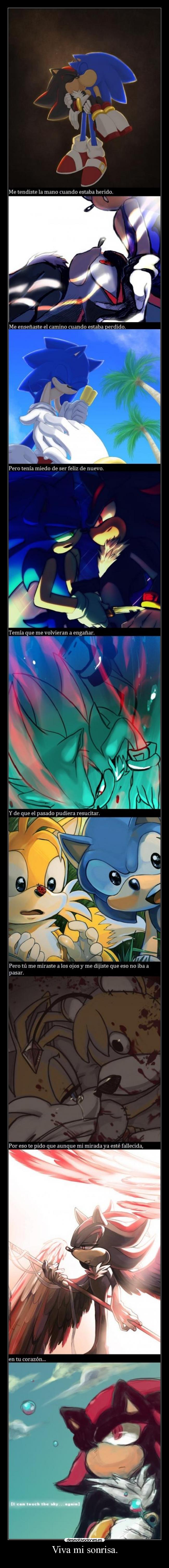 carteles sonrisa shadow sonicth sonic tails doll via sonrisa desmotivaciones