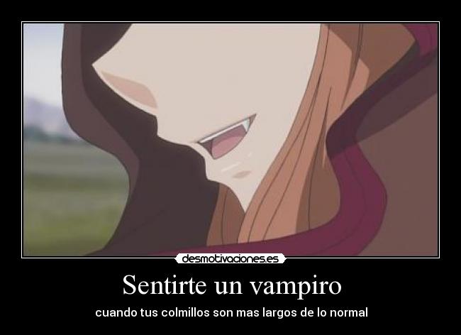 Sentirte un vampiro -
