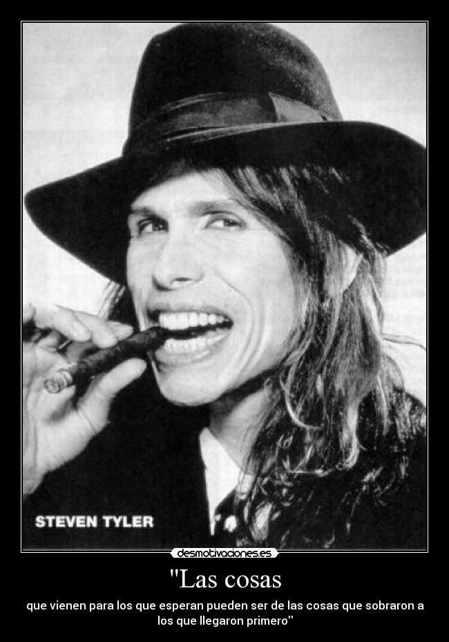 carteles steven tyler aerosmith musica rock rayodeluna clanunicornio desmotivaciones