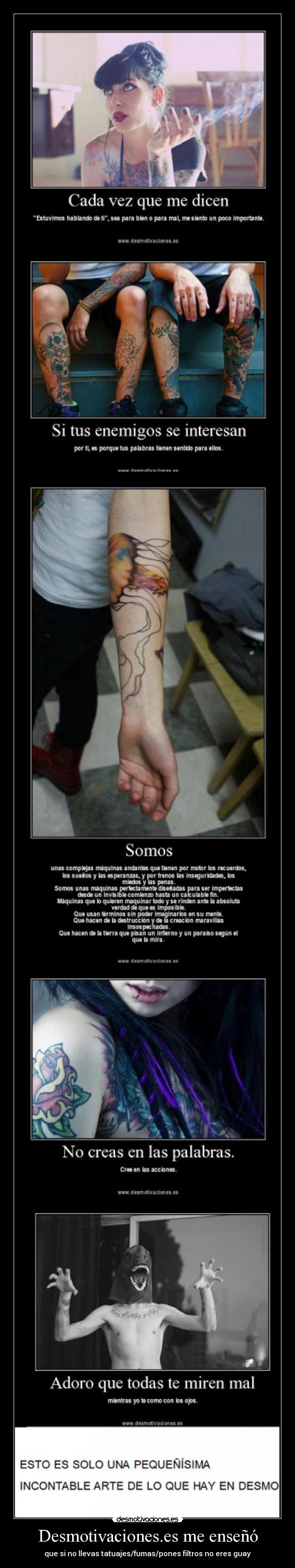 Desmotivaciones.es me enseñó -