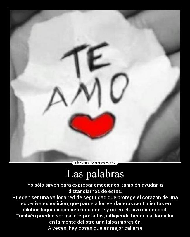 Las palabras -