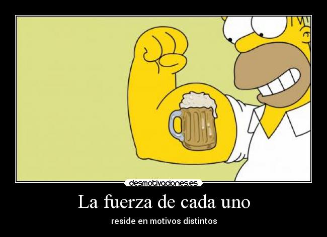 La fuerza de cada uno - 