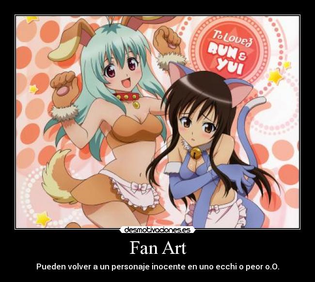 Fan Art - Pueden volver a un personaje inocente en uno ecchi o peor o.O.