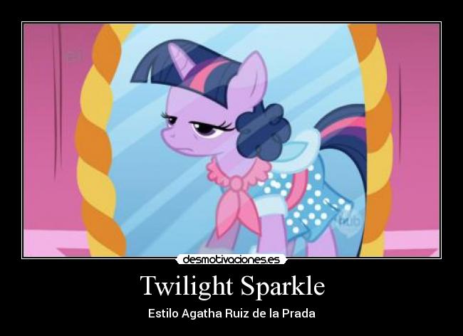 Twilight Sparkle - Estilo Agatha Ruiz de la Prada